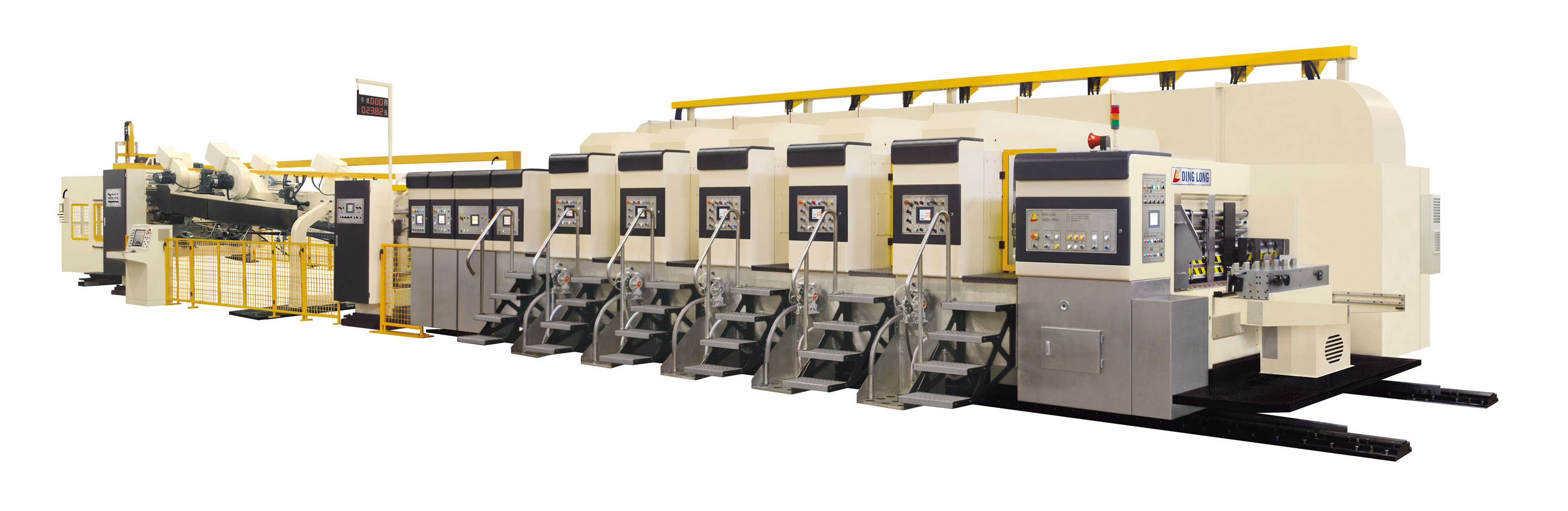 FFG-VRIDA-TP     威利达 -“固定式、吸附上印”自动高速印刷折叠粘箱联动线